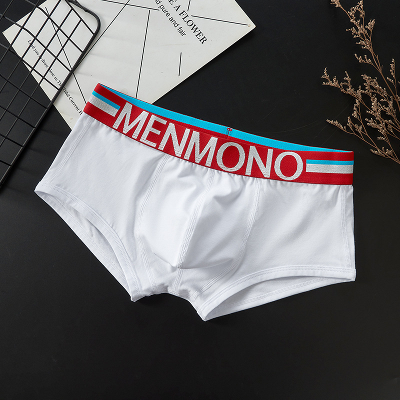 New Style Cotton Men's Underwear Sexy Slim Trendy Men's Underwear Low Waist Sports Youth Boxer Briefs New Style Cotton Men's Underwear Sexy Slim Trendy Men's Underwear Low Waist Sports Youth Boxer Briefs