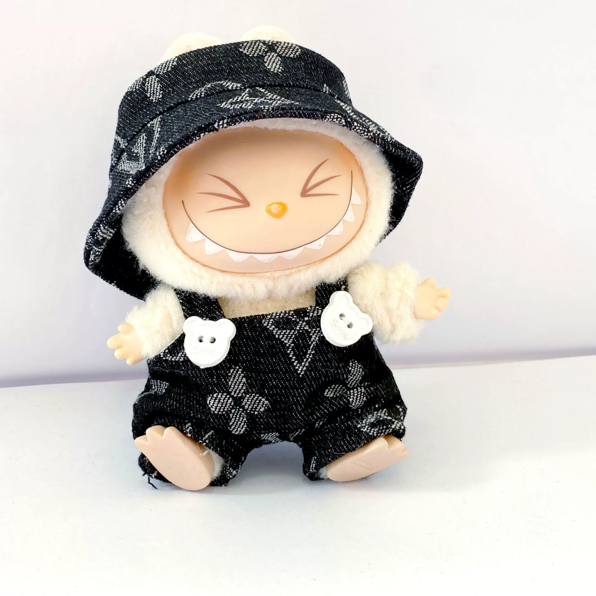 Doll plastic, overall for dressing up, second generation, children's clothing
