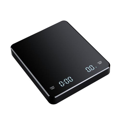 Hand brewed coffee scale, automatic timing electronic scale, mini electronic scale, kitchen baking rechargeable convenience scale