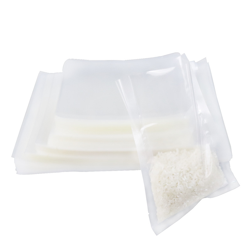 Bolsa de vacío al por mayor de fábrica bolsa de envasado al vacío de alimentos cocidos bolsa de compresión de succión sellada de plástico transparente bolsa de mantenimiento fresco
