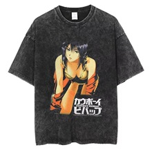 Hot Anime Cowboy Bebop Graphic Printed T-shirt Men Women Cla