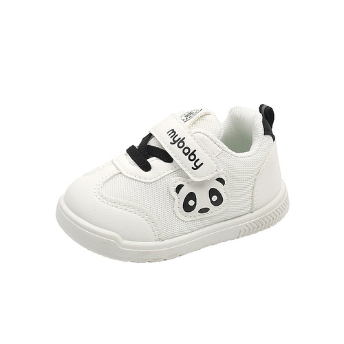 2026 Spring and Autumn New Male Baby Shoes Panda Mesh Infant Walking Shoes Kindergarten Indoor Line Baby Shoes