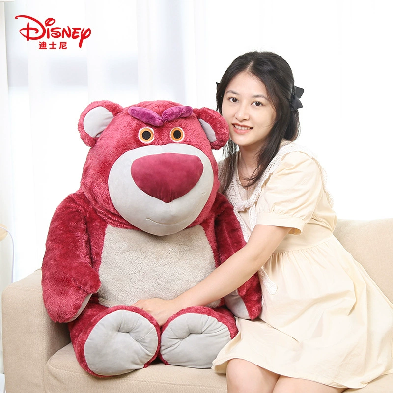 Disney, натуральная клубника, плюшевая игрушка, подушка для сна, кукла на День Святого Валентина, с маленькими медведями, подарок на день рождения
