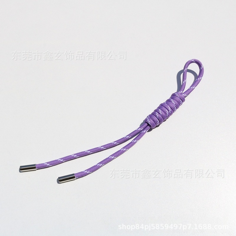 miu家同款彩色跳点涤纶圆绳手机挂链背包配件行李时尚挂件可调节|undefined