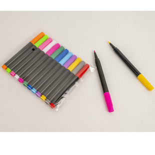 Acrylic Watercolor Pen Dust-Free Water-Soluble Chalk Liquid Light Board Pen Led Fluorescent Board White Large 12 Colors Erasable