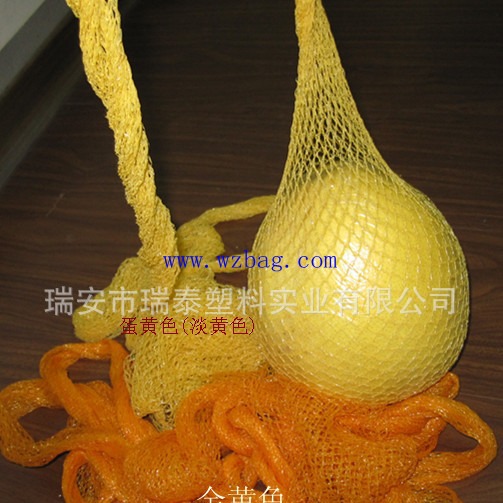 生产蜜柚包装袋塑料编织网套袋菱形网眼袋水果包装袋针织网眼袋