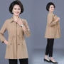 特大码中长款宽松薄款风衣