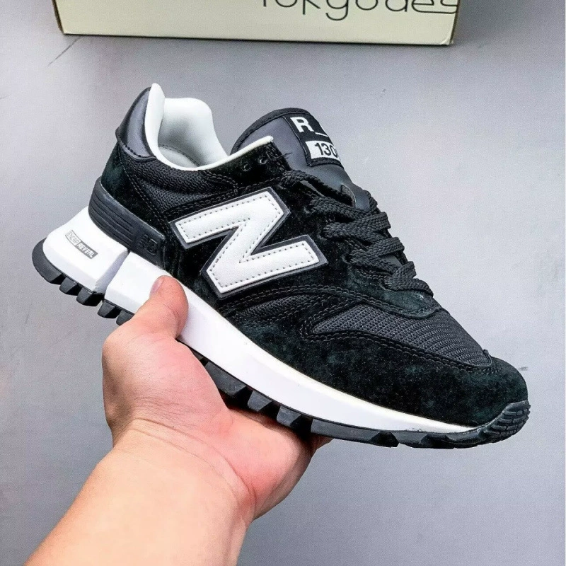 Кроссовки в стиле ретро Yuanzu серые NB 1300 N990 V3 дышащие мужские и женские совместные беговые кроссовки
