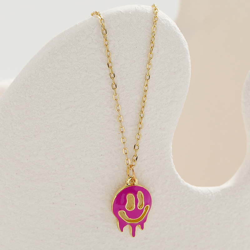 new fashion funny necklace hollow oil dripping ghost necklace