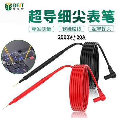 Ручка для часов с тонким наконечником, специальный наконечник для защиты от ожогов, защита от замерзания, силиконовый провод 20A, Золотая медная игла для часов Bester BST-050-JP