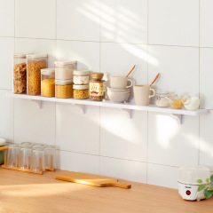 Bathroom rack without punching balcony TV background wall rack room bathroom storage shelf combination partition