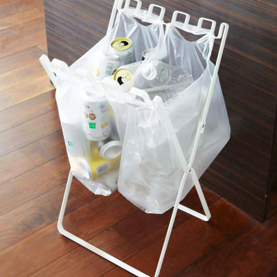 Simplicity vertical fold Trash rack Hanging type kitchen Garbage bag holder household Garbage bag holder bedroom Garbage bag holder