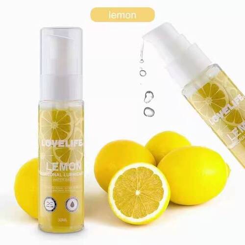 Kailin 30ml fruit flavored lubricant cross-border foreign trade export package strawberry flavor lemon flavor kailin