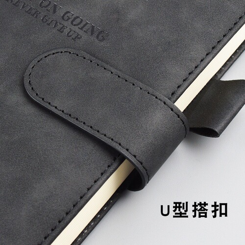 Advertising Creative A5 Deer Head Belt Clip Business Work Simple Ins Style Notebook for Students with LOGO Printing