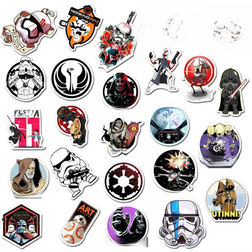 50 sheets Star Wars cartoon sticker motorcycle luggage decoration waterproof removable decal wholesale