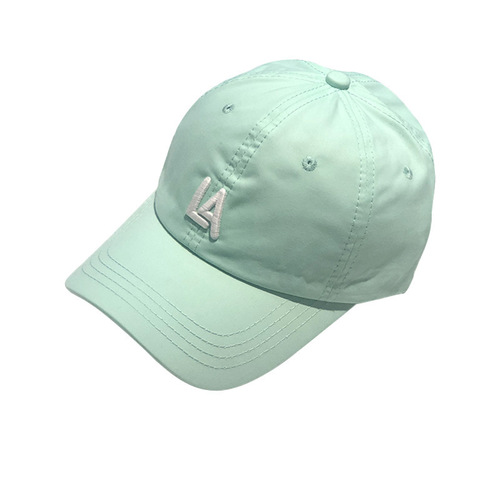 Popular style women's spring and summer LA letter baseball cap men's Korean version soft top casual sunshade duckbill hat 