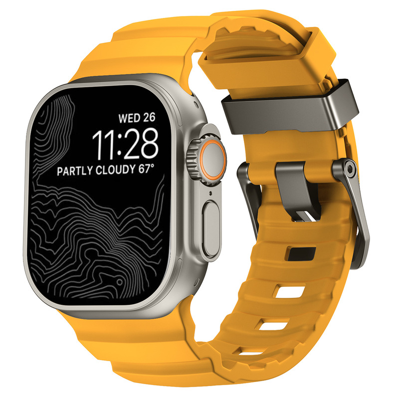 Apple Watch S11 Strap Is Suitable for Apple Watch S10/9/8/7Se Wild Trail Silicone Sports Strap