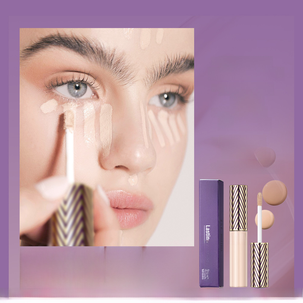 QIBEST concealer waterproof sweat-proof long-lasting not easy to take off makeup cover color spots acne marks fade dark circles repair liquid