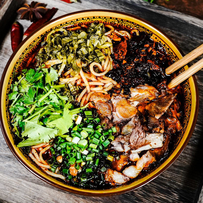 黔食锦贵州特产羊肉米粉宿舍懒人方便速食水城羊肉粉带有汤包料包