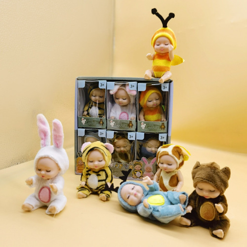 Cartoon cute adorable sleep doll baby comfort toy fabric plush plush toy companion toy children's gift