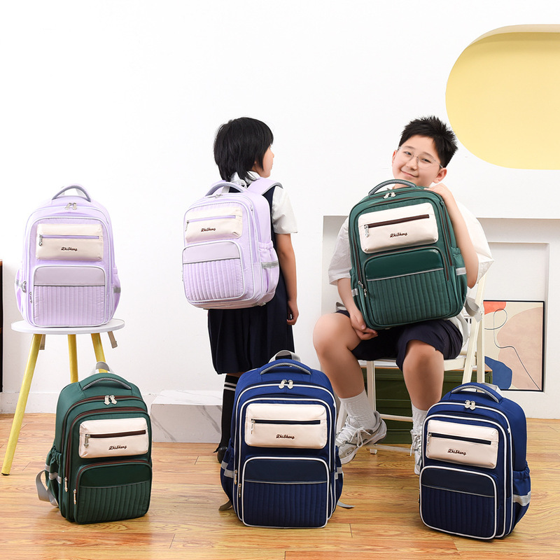 小学生书包男孩1-3-6年级大容量轻便护脊儿童双肩包热卖新款|undefined