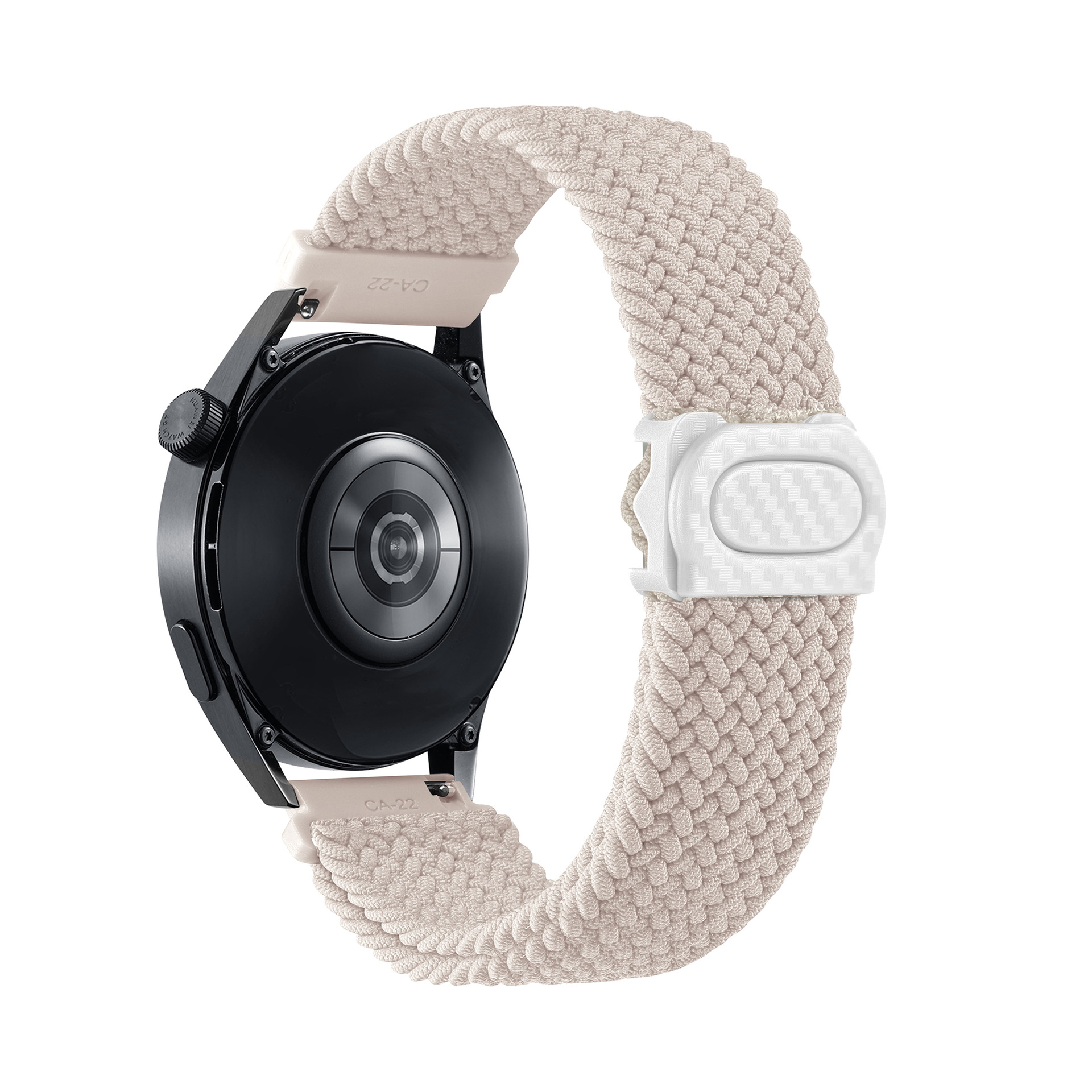 It is suitable for the carbon fiber texture snap braided strap of Samsung watch4657 and the strap of Huawei watch GT345 undefined