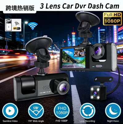 night vision, WiFi connectivity, Driving recorder