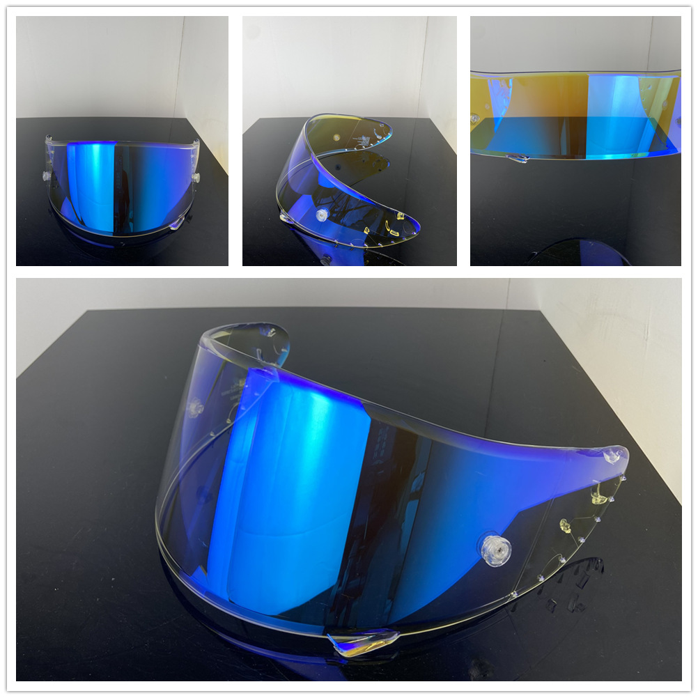X14 Large Nail Buckle Helmet Lens Suitable for Z7 Nxr Rf1200 Xspirit Electroplated Helmet Mirror