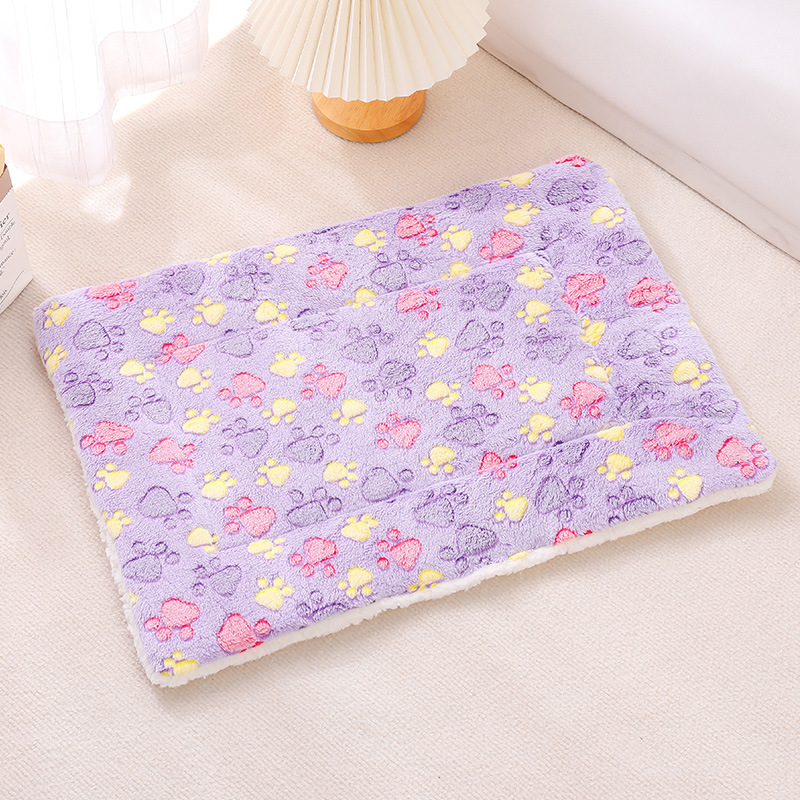 Invierno cálido para perros, cojín de cama para perros, cojín de cama para gatos, cojín de cama para dormir, manta