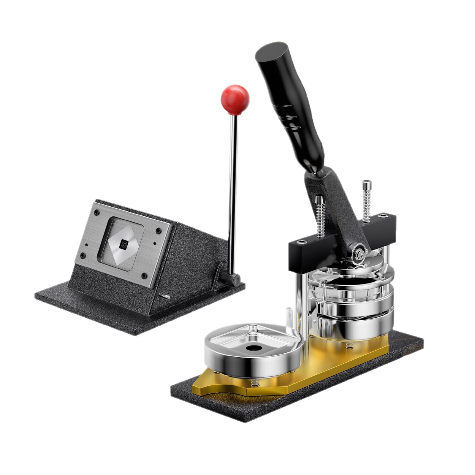 50 * 50MM máquina de insignia cuadrada cuadrada esquina redondeada refrigerador cuadrado pegado máquina casera máquina de insignia transfronteriza