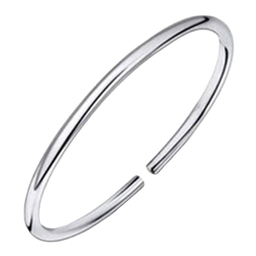 Weihua Women's Bracelet Glossy Bracelet Fashionable Silver-plated Jewelry Solid High-gloss Glossy Bracelet Korean Version Men's and Women's