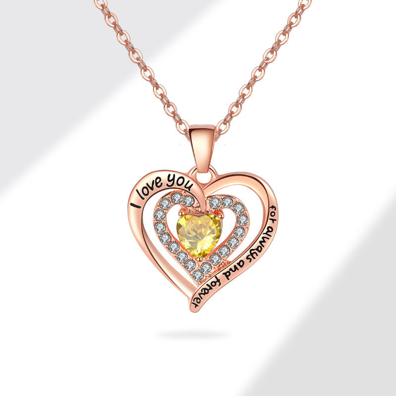 8g Weight Copper Pendant Material Zircon Inlay Material Pendant Necklace Classification Copper Chain Material 1 Piece Quantity Casual, Holiday, Daily Occasion Copper Material Letter, Heart Shape Pattern Women's Gender Plating Design Elegant, Lady Style Copper Plating Letter Heart Shape Zircon Pendant Necklace 13