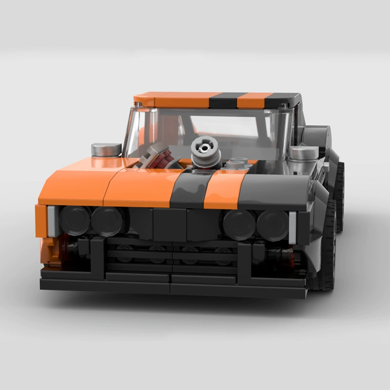 MOC-188973 конструктор игрушка сборка 1970 Oldsmobile 442 speed8 тарелка машина сложному мальчику