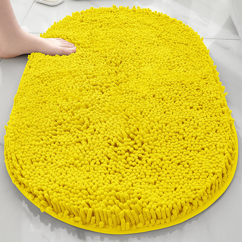 TEMU venta caliente esterillas de piso de cheneil de espesamiento alfombra de absorción de agua fuerte alfombra de puerta antideslizante inodoro alfombra de cama cama image 40