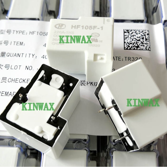 HF105F-1/006D6-1DF 继电器一组常闭30A240VAC线圈电压