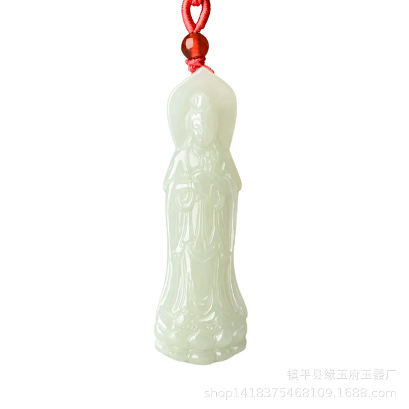 Объемный кулон с чаем Tieguanyin из нефрита, мужской кулон