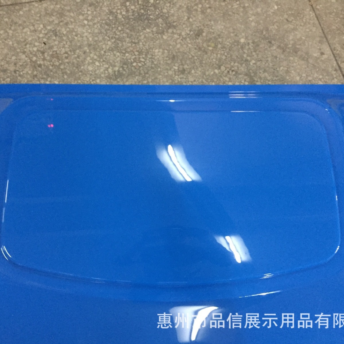 天蓝色厚片吸塑亚克力外壳 ABS厚板吸塑加工吸塑成型汽车配套部件