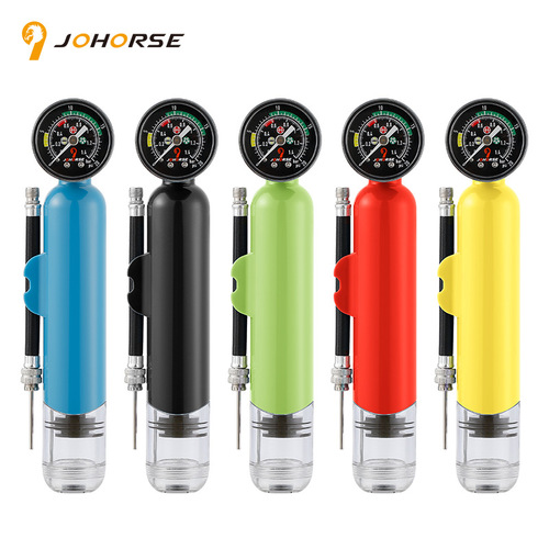 New mini inflator basketball football volleyball multifunctional inflatable pump outdoor portable plastic inflator with watch