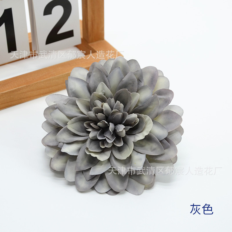 Pintura al óleo de flores de crisantemo simulación de flores de crisantemo de crisantemo DiDi sombrero sombrero de sol decoración flor caja de flores image 21