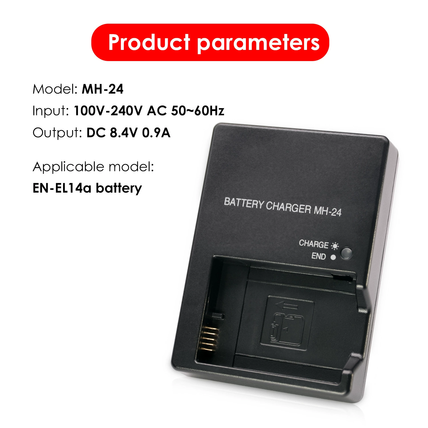 Nikon, camera, battery, compatible charger, D3100, D5100