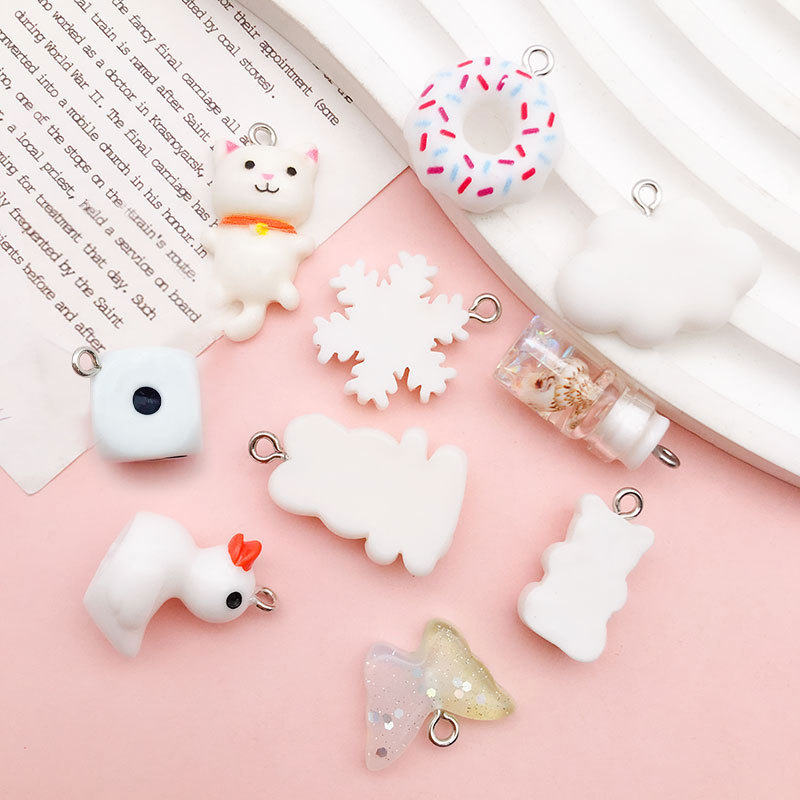 10 PCS/Package 10-30mm Alloy Animal Bear Candy Pendant display picture 2