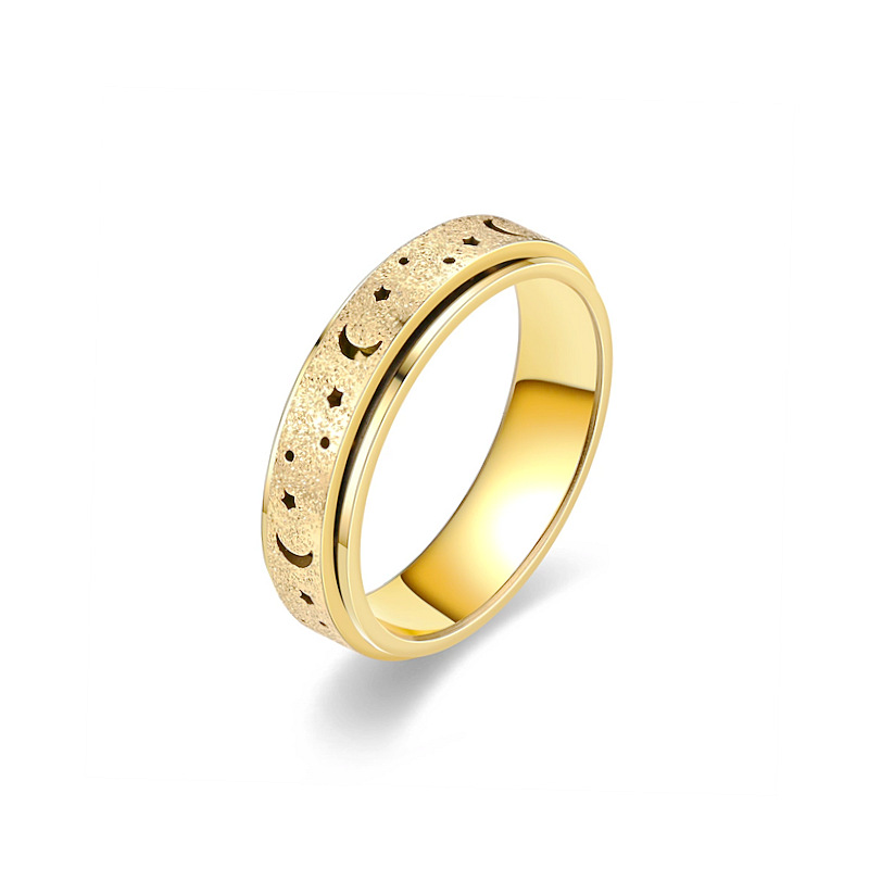 Stylish Fidget Ring For Anxiety Relief And Quiet Stress Management_voghion.com