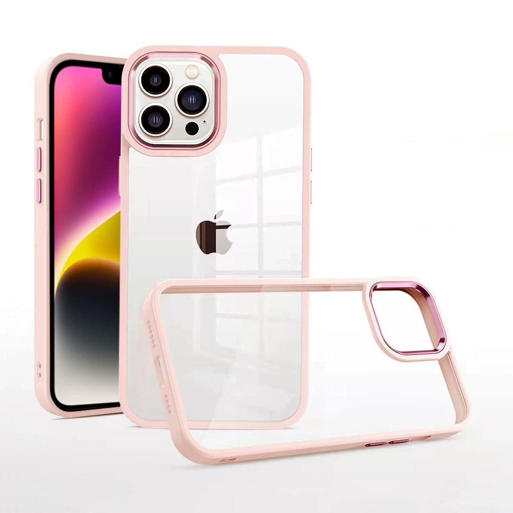 Apple, iPhone 14, металлический чехол для телефона, линза, прозрачный износостойкий матовый защитный чехол, iPhone, интернет-знаменитость, защита на осень