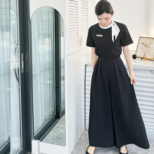 New Spring and Summer Beautician Work Clothes Classy Spa Health Club Beauty Salon Suit Beautician Front Desk Work Clothes