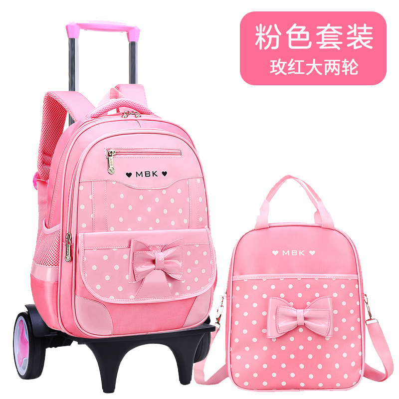 Nuevo punto de onda de la mochila de tirón para niños estudiantes de primaria 1 - 3 - 6 grados 6 - 9 - 12 años de edad mochila de hombro de gran capacidad