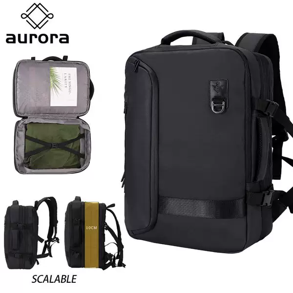 Expandable Backpack for Men 26 New Model Business Commuting Backpack Large Capacity Casual Travel Bag College Student Laptop Bag