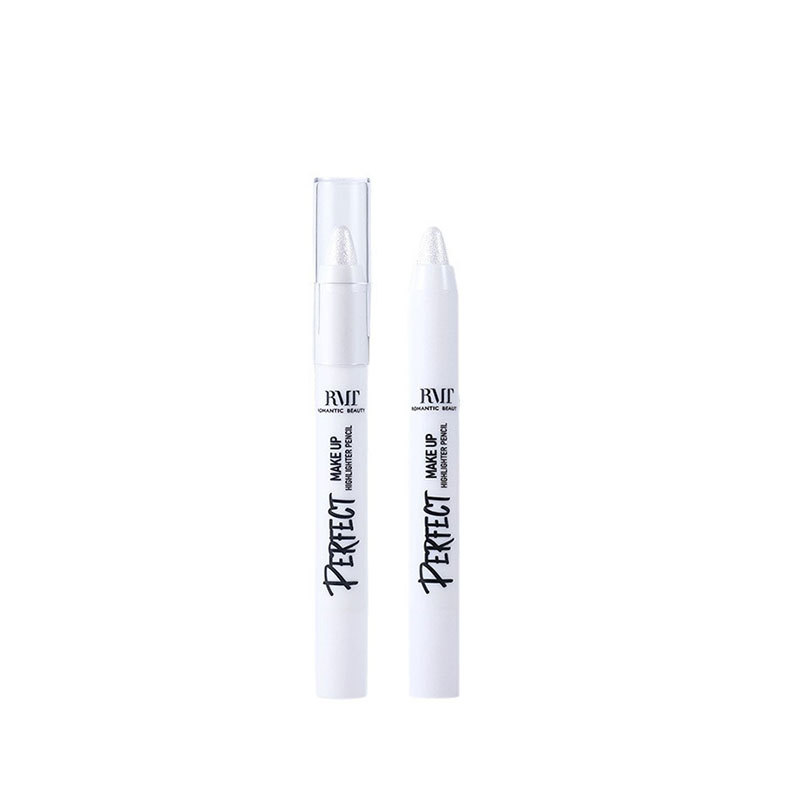 Transfronterizos resaltados lápiz de sombra de ojos blanco brillante varilla de sombra de ojos brillante delicada multifuncional maquillaje de color resaltado lápiz de maquillaje de belleza