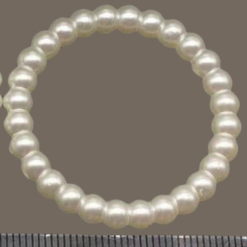 Pearl ring with outer diameter 3.8CM