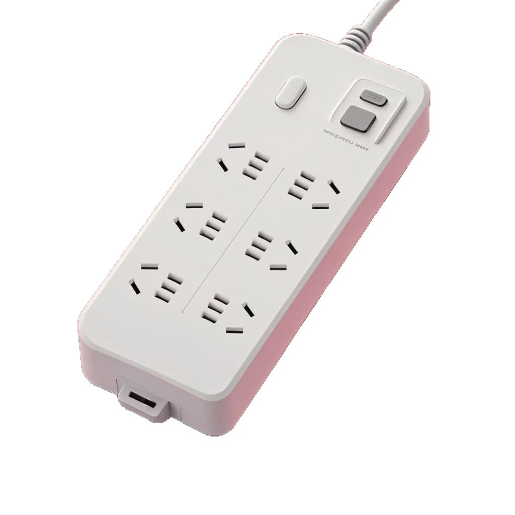 Tablero de conexión blanco pequeño Tablero de conexión multifunción Hogar con línea de carga USB Subcontrol de conexión de interruptor múltiple Tablero de conexión