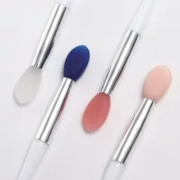 Silicone small lip mask, handheld lipstick, brush, easy application
